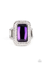 Load image into Gallery viewer, A Grand Statement Maker Purple Rhinestone Ring Paparazzi Accessories
