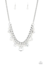 Load image into Gallery viewer, Knockout Queen Pearl and Rhinestone Necklace Paparazzi Accessories