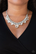 Load image into Gallery viewer, Knockout Queen Pearl and Rhinestone Necklace Paparazzi Accessories