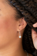 Load image into Gallery viewer, Knockout Queen Pearl and Rhinestone Necklace Paparazzi Accessories