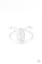 Load image into Gallery viewer, Quarry Queen White Cuff Bracelet Paparazzi Accessories