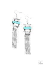 Load image into Gallery viewer, Stone Dwellings Blue Earrings Paparazzi Accessories