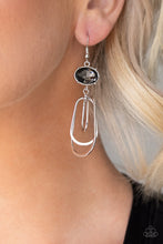 Load image into Gallery viewer, Drop Dead Glamorous Silver Earrings Paparazzi Accessories