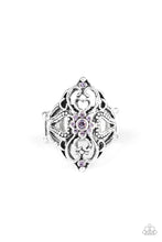Load image into Gallery viewer, Totally Taken Purple Rhinestone Ring Paparazzi Accessories