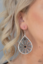 Load image into Gallery viewer, Whimsy Dreams Black Earrings Paparazzi Accessories