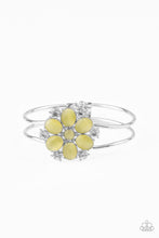 Load image into Gallery viewer, Garden Extravagance Yellow Hinge Bracelet Paparazzi Accessories