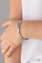 Load image into Gallery viewer, Crossing Over Silver Hinge Bracelet Paparazzi Accessories