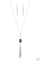 Load image into Gallery viewer, Unstoppable Glamour - Purple Rhinestone Necklace Paparazzi Accessories
