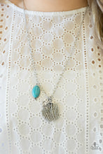 Load image into Gallery viewer, Free Spirited Forager Blue Stone Necklace Paparazzi Accessories