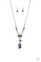 Load image into Gallery viewer, Iridescent Illumination Blue Necklace Paparazzi Accessories