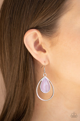 Color Me Cool Purple Earring Paparazzi Accessories