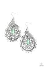 Load image into Gallery viewer, Eden Glow Green Earring Paparazzi Accessories