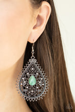 Load image into Gallery viewer, Eden Glow Green Earring Paparazzi Accessories