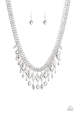Trinket Trade - Silver Necklace Paparazzi Accessories
