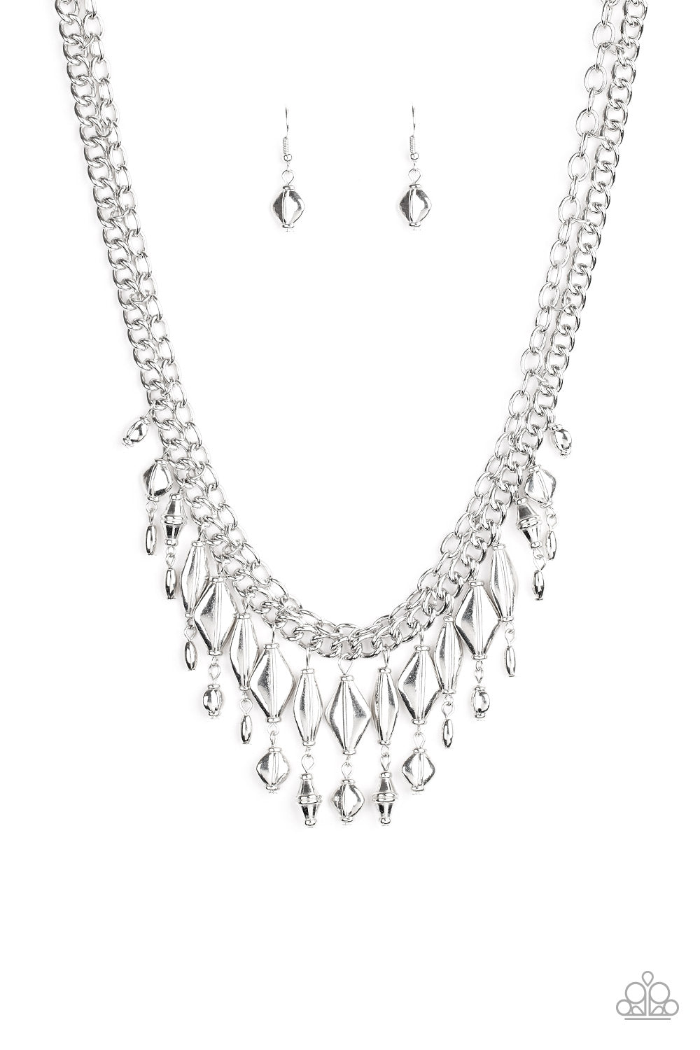 Trinket Trade - Silver Necklace Paparazzi Accessories
