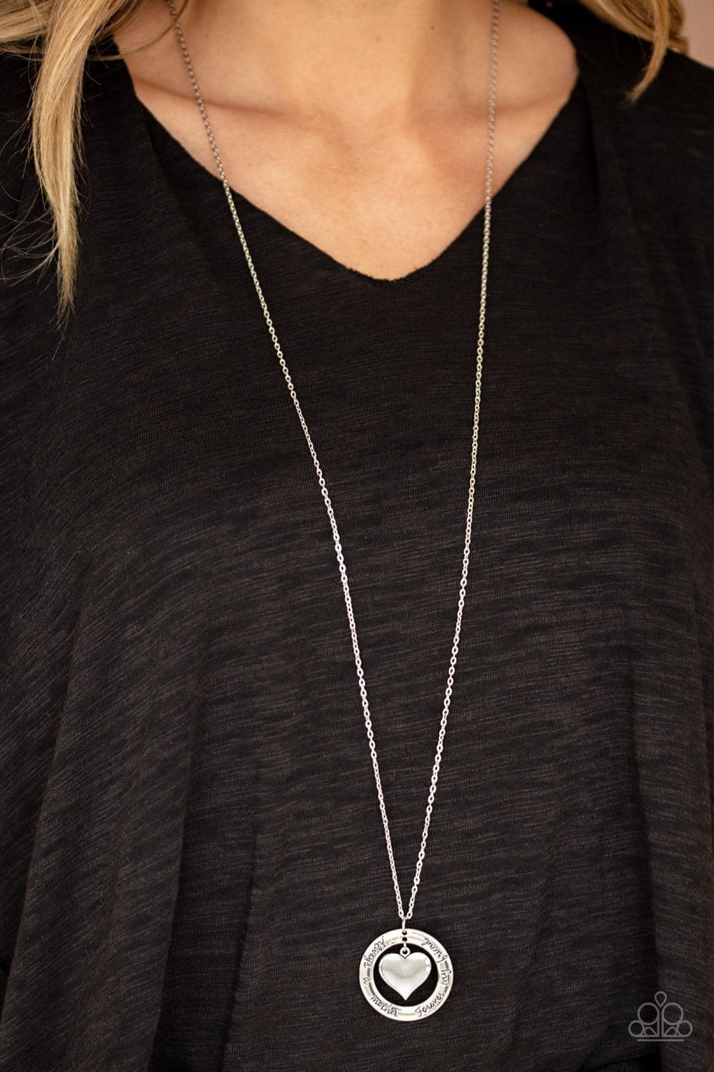 Always A Mother, Forever My Friend Silver Necklace Paparazzi Accessories