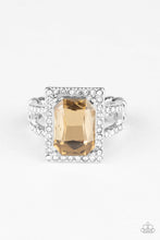 Load image into Gallery viewer, Utmost Prestige Brown Rhinestone Ring Paparazzi Accessories