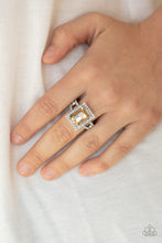 Load image into Gallery viewer, Utmost Prestige Brown Rhinestone Ring Paparazzi Accessories