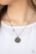 Load image into Gallery viewer, Mom Mantra Silver Necklace Paparazzi Accessories