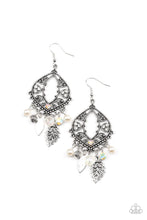 Load image into Gallery viewer, Garden Picnic White Earring Paparazzi Accessories