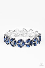Load image into Gallery viewer, Gilded Gardens - Blue Bracelet Paparazzi Accessories