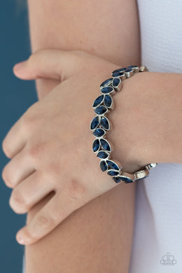 Gilded Gardens - Blue Bracelet Paparazzi Accessories