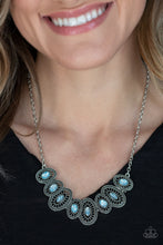Load image into Gallery viewer, Trinket Trove Blue Necklace Paparazzi Accessories