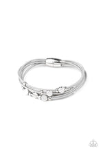 Load image into Gallery viewer, Cut The Cord Silver Magnetic Bracelet Paparazzi Accessories