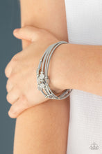Load image into Gallery viewer, Cut The Cord Silver Magnetic Bracelet Paparazzi Accessories