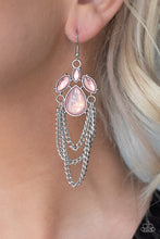Load image into Gallery viewer, Opalescence Essence Pink Earring Paparazzi Accessories