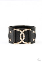 Load image into Gallery viewer, Couture Culture Gold Leather Bracelet Paparazzi Accessories