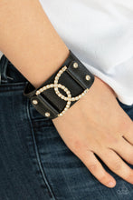 Load image into Gallery viewer, Couture Culture Gold Leather Bracelet Paparazzi Accessories
