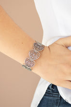 Load image into Gallery viewer, Keep Love In Your Heart Silver Stretchy Bracelet Paparazzi Accessories