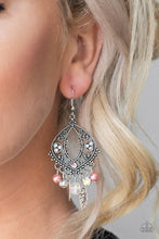 Load image into Gallery viewer, Garden Picnic Orange Earring Paparazzi Accessories