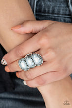 Load image into Gallery viewer, Radiant Rubble White Opal Ring Paparazzi Accessories