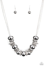 Load image into Gallery viewer, Only The Brave White Rhinestone Necklace Paparazzi Accessories