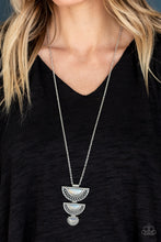 Load image into Gallery viewer, Serene Sheen - White Necklace Paparazzi Accessories