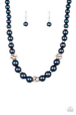 Rich Girl Refinement - Blue Necklace Paparazzi Accessories