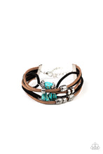 Load image into Gallery viewer, Rocky Mountain Rebel Blue Bracelet Paparazzi Accessories