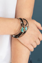 Load image into Gallery viewer, Rocky Mountain Rebel Blue Bracelet Paparazzi Accessories