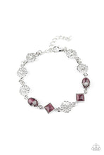 Load image into Gallery viewer, Eden Etiquette Purple Cat&#39;s Eye Bracelet Paparazzi Accessories