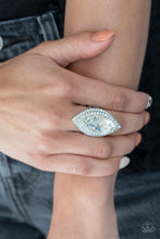 Load image into Gallery viewer, Jaw-Dropping Dazzle White Ring Paparazzi Accessories