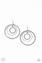 Load image into Gallery viewer, Texture Takeover Silver Earring Paparazzi Accessories