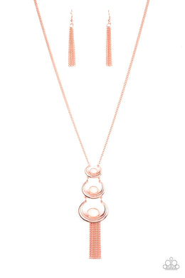 As MOON As I Can - Copper Necklace Paparazzi Accessories