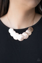 Load image into Gallery viewer, RADIAL Waves - Rose Gold Necklace Paparazzi Accessories