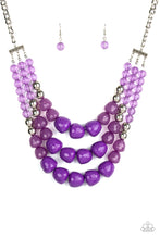 Load image into Gallery viewer, Forbidden Fruit - Purple Necklace Paparazzi Accessories