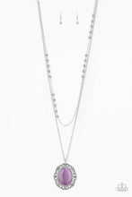 Load image into Gallery viewer, Endlessly Enchanted Purple Necklace Paparazzi Accessories