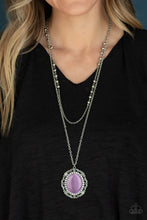 Load image into Gallery viewer, Endlessly Enchanted Purple Necklace Paparazzi Accessories