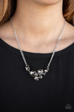 Load image into Gallery viewer, Constellation Collection - Silver Rhinestone Necklace Paparazzi Accessories