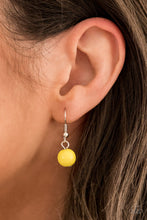 Load image into Gallery viewer, Bohemian Bombshell Yellow Necklace Paparazzi Accessories
